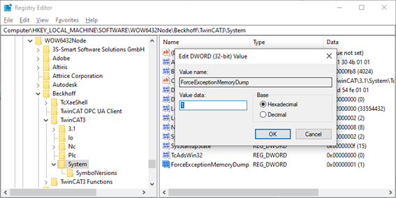 Debug TwinCAT Bluescreen or Page Fault Exception