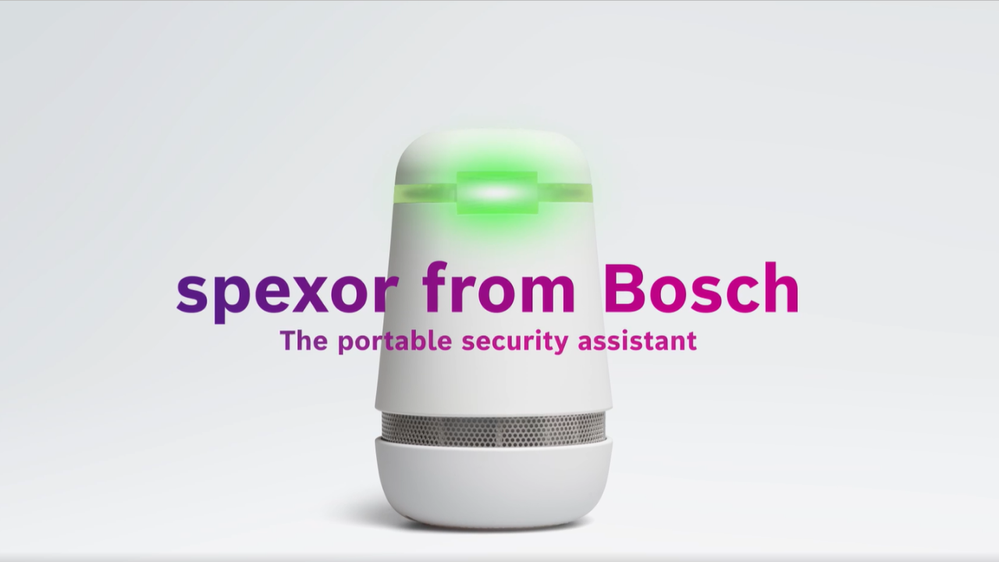 spexor from Bosch - the portable security assistant